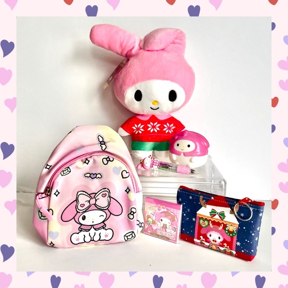 Sanrio Other - 💖My Melody Adorable 6-Piece Christmas Plush Bundle!